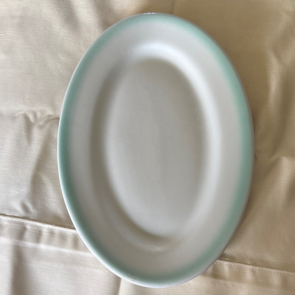Vintage Shenango China oval platter, Lawrence ware